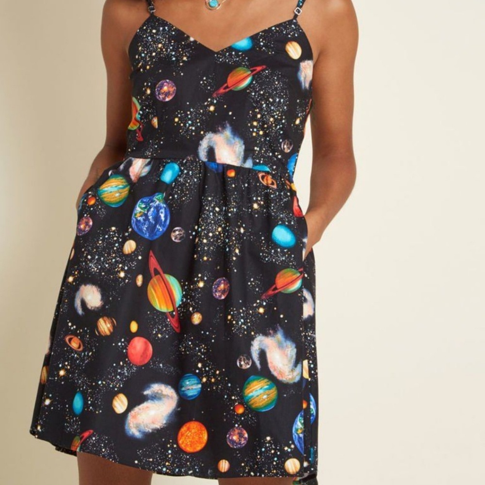 Modcloth charming Heart Dress by Retrolicious